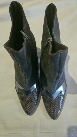 Botines mujer gris/marrón talla 42