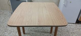 Mesa de cocina extensible madera