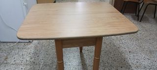 Mesa de cocina extensible madera