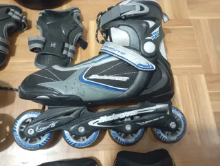 Patines en línea y protecciones