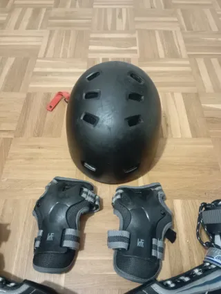 Patines en línea y protecciones