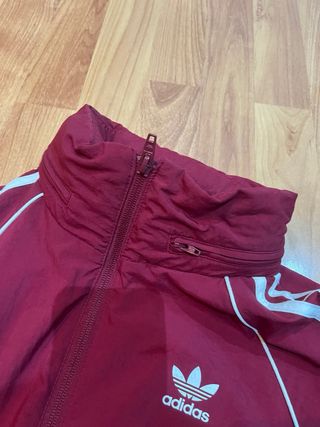 Chaqueta cortavientos Adidas Originals Roja