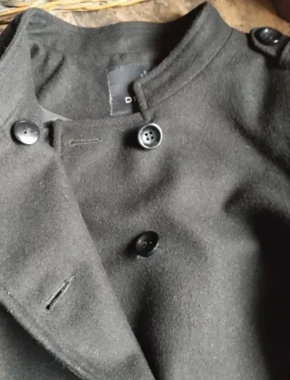 Abrigo lana Di-Bye Negro T 44/46 el corte inglés