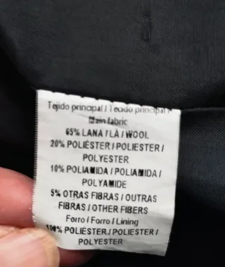 Abrigo lana Di-Bye Negro T 44/46 el corte inglés