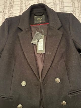 Chaqueta paño Only negra nueva