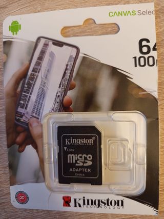 Adaptador Micro SD Kingston 64GB