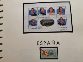 Colección sellos Edifil 1986-1995.