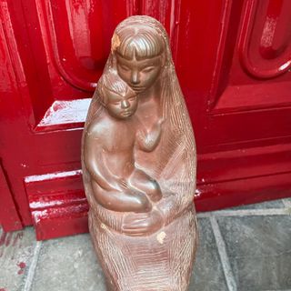 Virgen de Terracota Grande