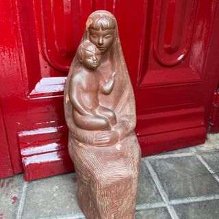 Virgen de Terracota Grande