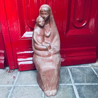Virgen de Terracota Grande