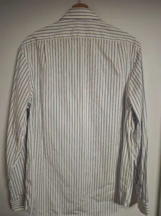 Camisa Gucci Rayas Azul y Blanca