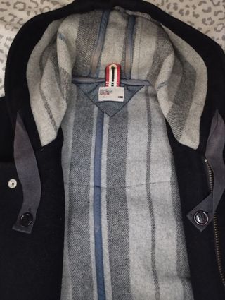 Abrigo Lana/Cachemira Tommy Hilfiger Negro