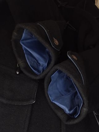 Abrigo Lana/Cachemira Tommy Hilfiger Negro