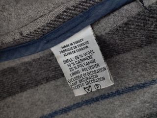 Abrigo Lana/Cachemira Tommy Hilfiger Negro