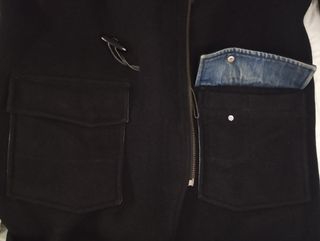Abrigo Lana/Cachemira Tommy Hilfiger Negro