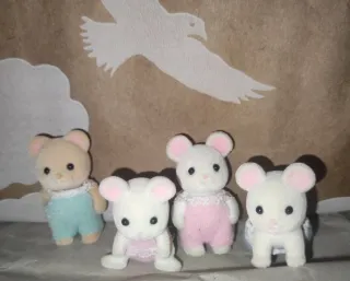 Silvanian Families figuras de ratón
