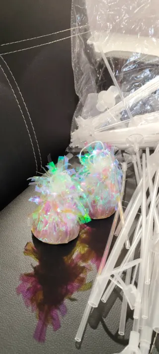 Torre para globos y pesas