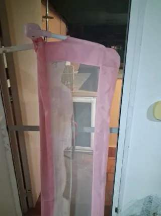 Barandilla de seguridad infantil rosa