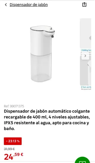 Dispensador Jabón Automático P9