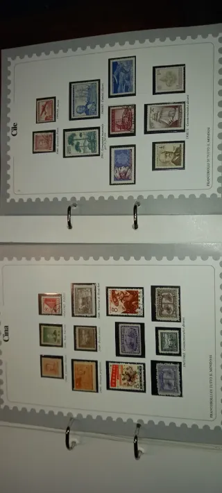 Album Francobolli Europa Asia Oceania