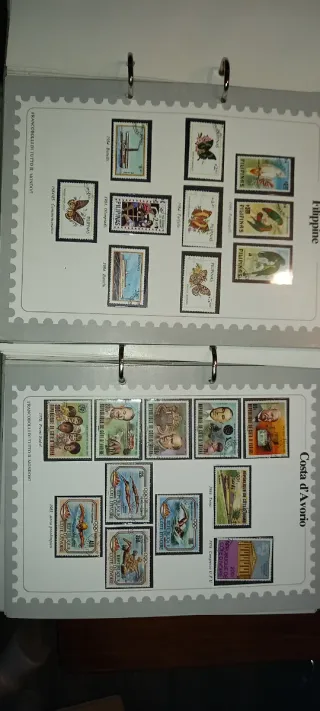 Album Francobolli Europa Asia Oceania