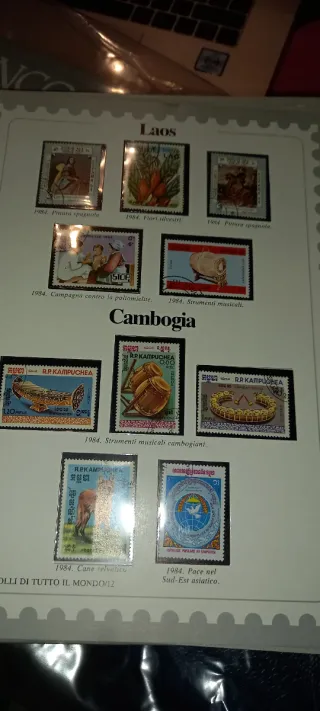 Album Francobolli Europa Asia Oceania