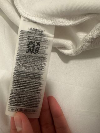 Sudadera Guess Blanca con Raya Roja