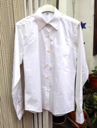 Camisa manga larga blanca T. 38 NUEVA