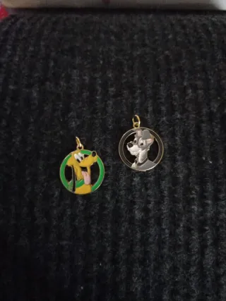 Colgantes Disney Pluto y Tramp