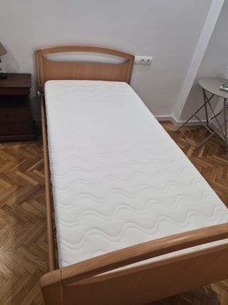 Cama articulada eléctrica con colchón 90x190