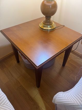 Salón completo madera maciza cerezo, 5 muebles