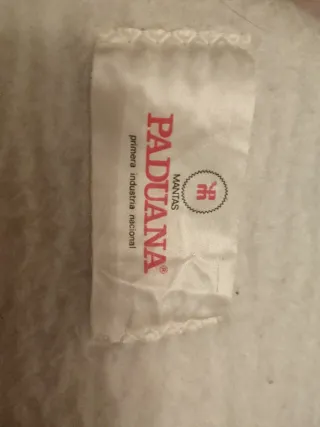 Manta de Lana Marrón y Blanca