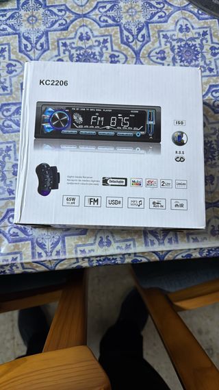 Radio Coche KC2206 USB MP3 WMA
