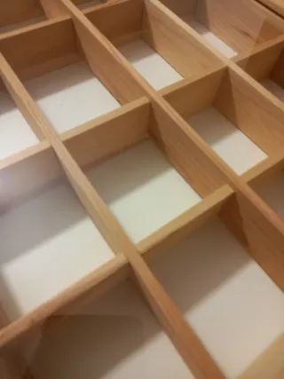 Vitrina expositora madera y cristal