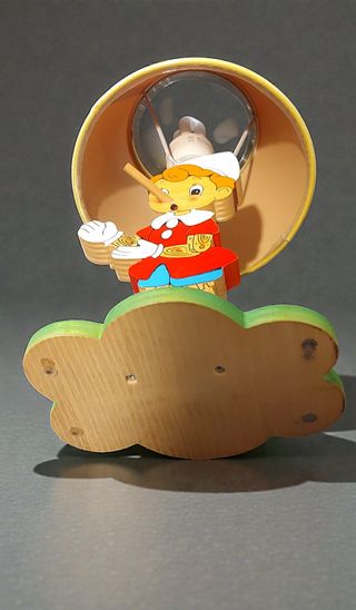 Lampada Bartolucci Pinocchio Legno