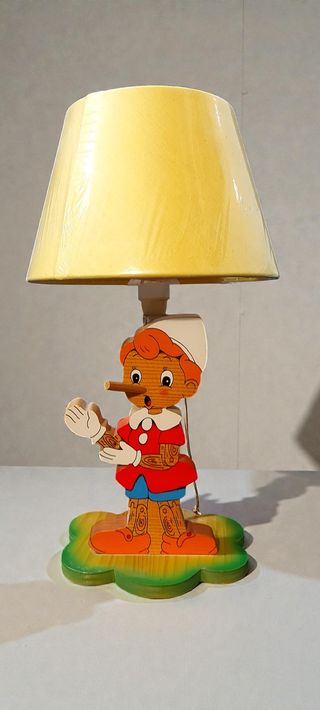 Lampada Bartolucci Pinocchio Legno