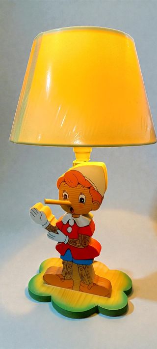 Lampada Bartolucci Pinocchio Legno