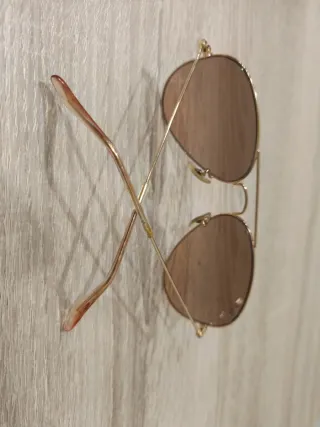 Gafas de Sol Ray-Ban Aviator Marrón Dorado