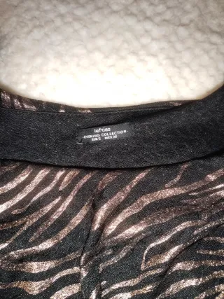 Body negro y dorado T-S