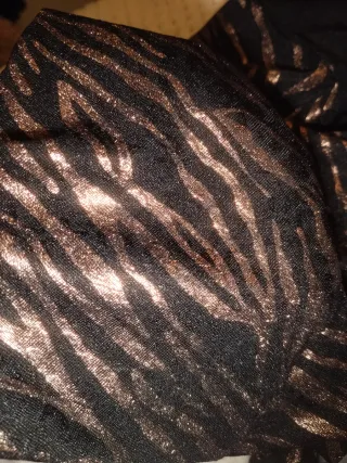 Body negro y dorado T-S