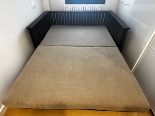 Sofá convertible de madera de teca