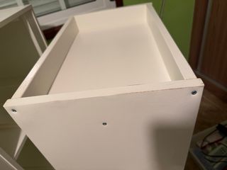 Cajonera Trofast con cajones de plástico