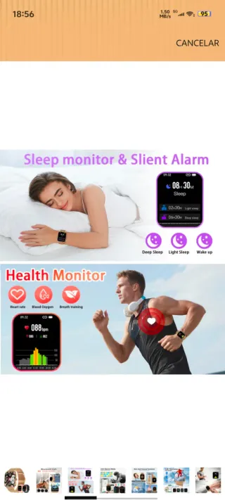 Smartwatch Mujer con Llamadas - Oro y Rosa