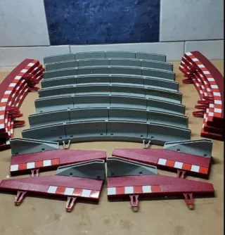 Scalextric Muros y Pianos Curvos