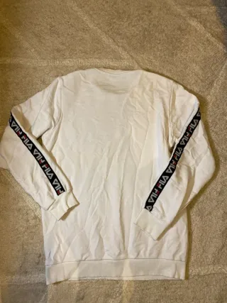 Sudadera Fila Blanca Retro Y2K Talla M