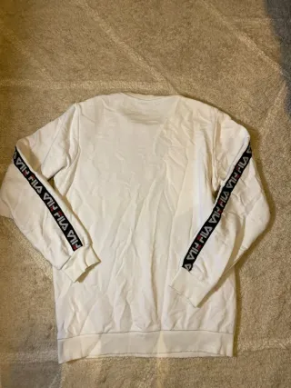 Sudadera Fila Blanca Retro Y2K Talla M