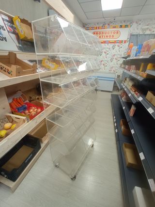 Expositor de caramelos acrílico