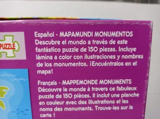 Puzzle Educa 150 Piezas Mapa Mundo