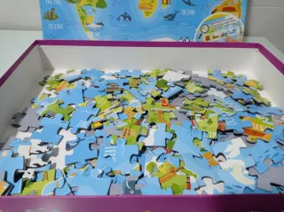 Puzzle Educa 150 Piezas Mapa Mundo