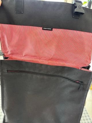 Mochila Herschel Negra y Marrón